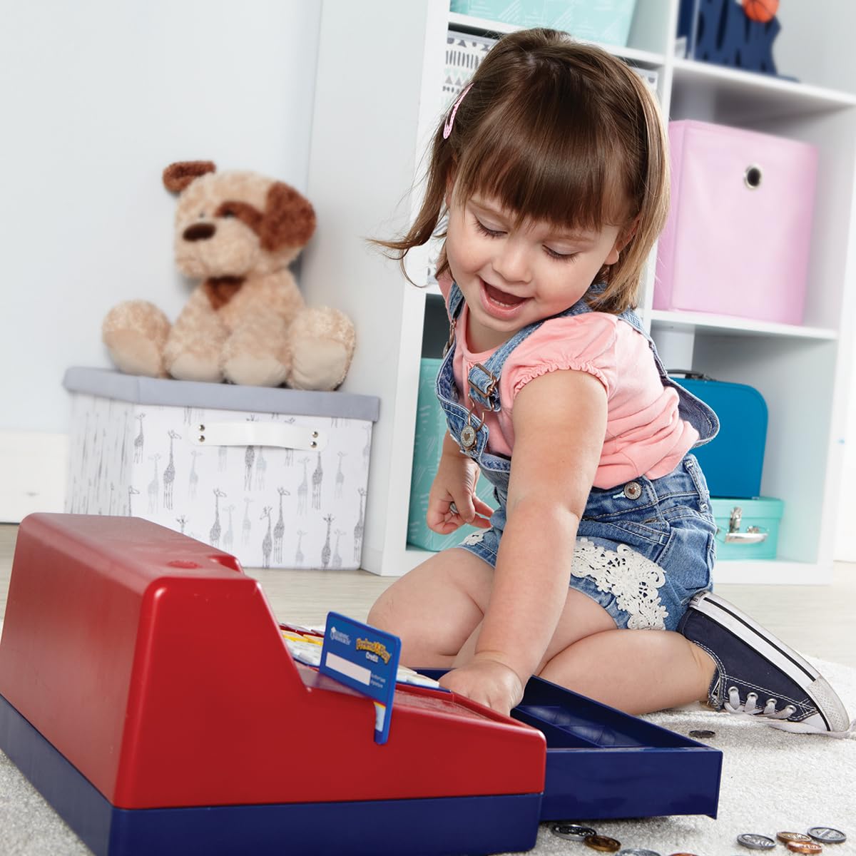 Learning Resources play money bills and coins for math practice