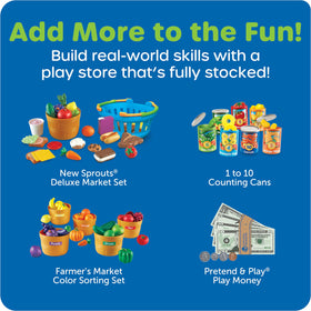 Learning Resources versatile playset supports grocery, restaurant, and store role-play