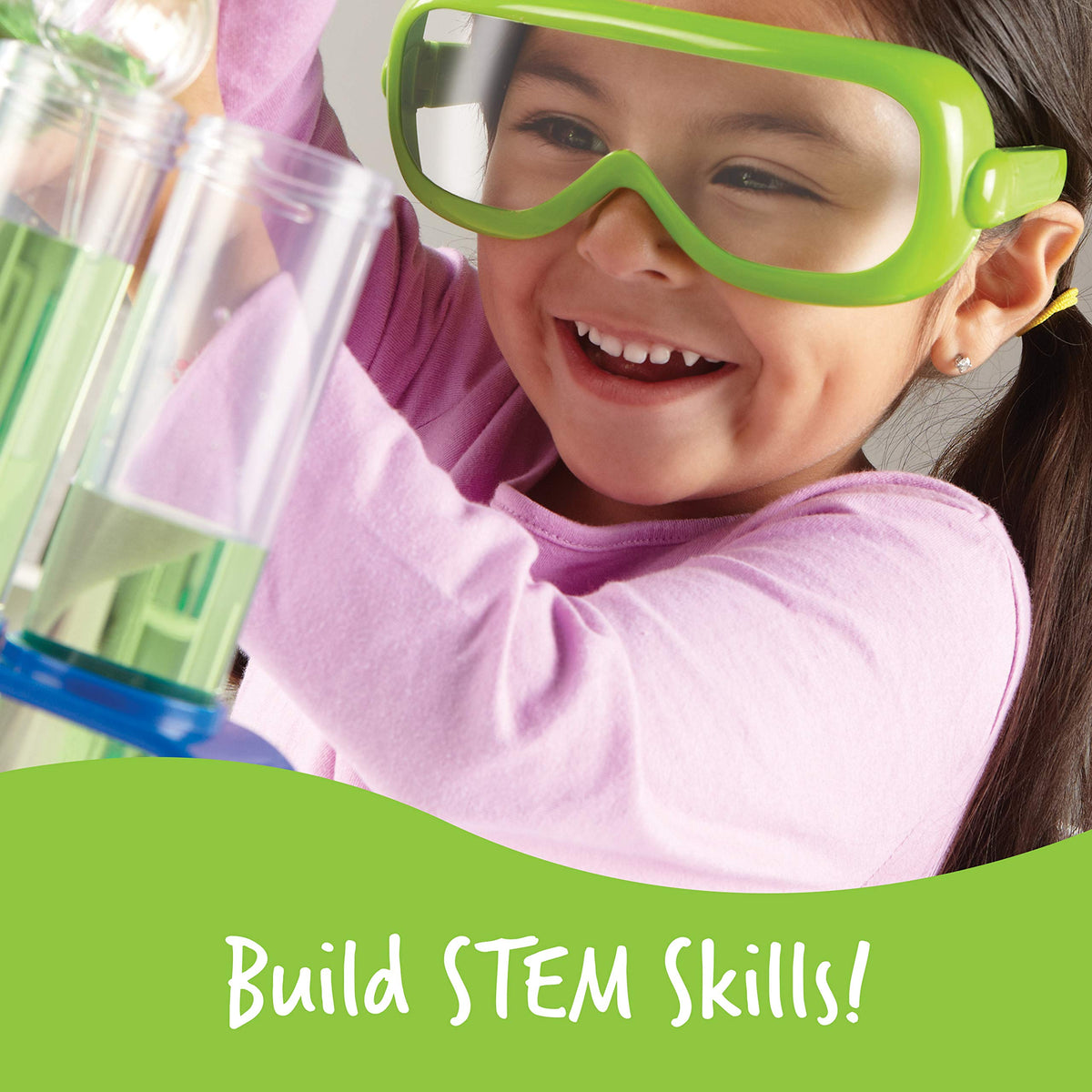 Learning Resources Primary Science Lab Set test tubes with lids for tidy experiments