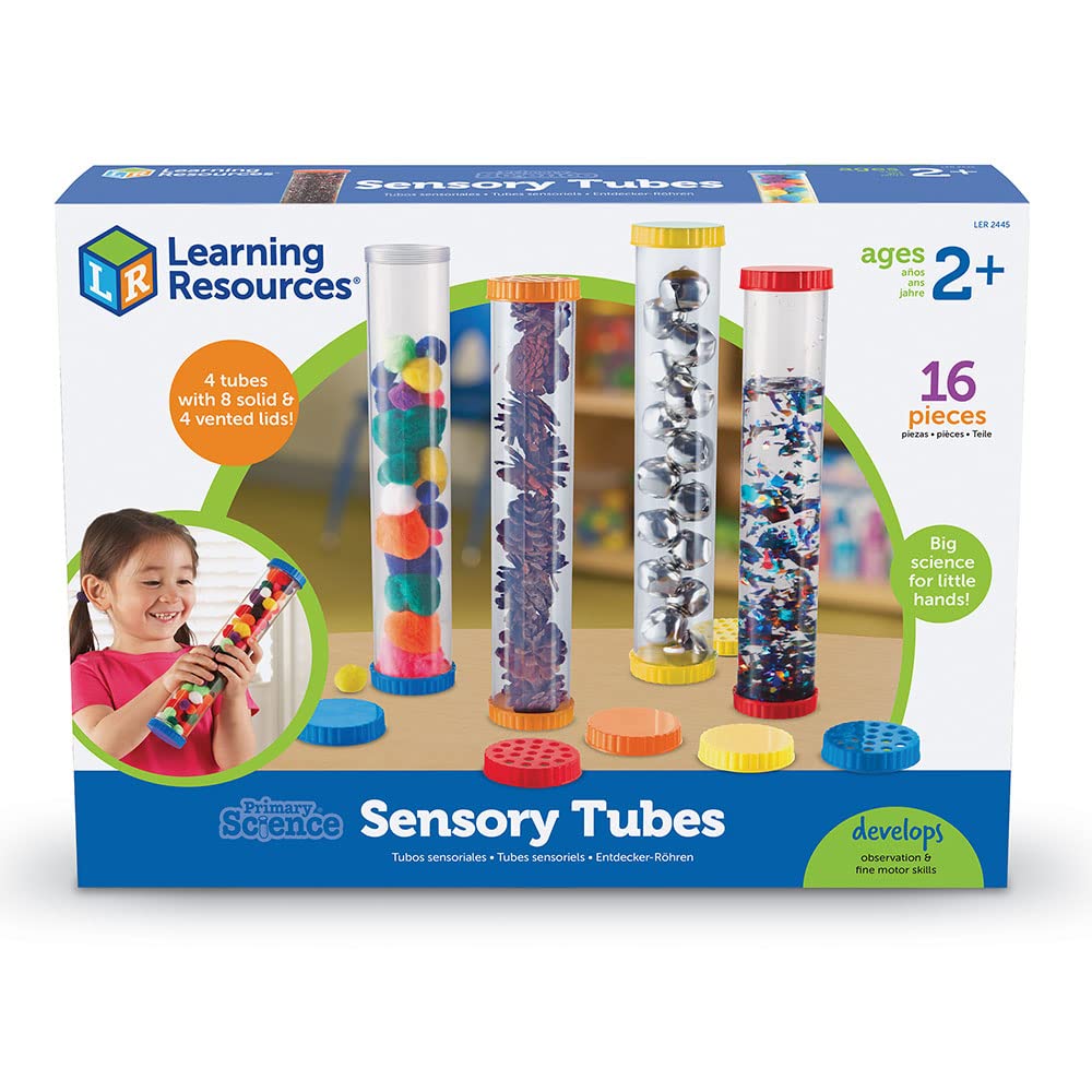 Learning Resources Primary Science Sensory Tubes: four clear tubes for hands-on exploration.