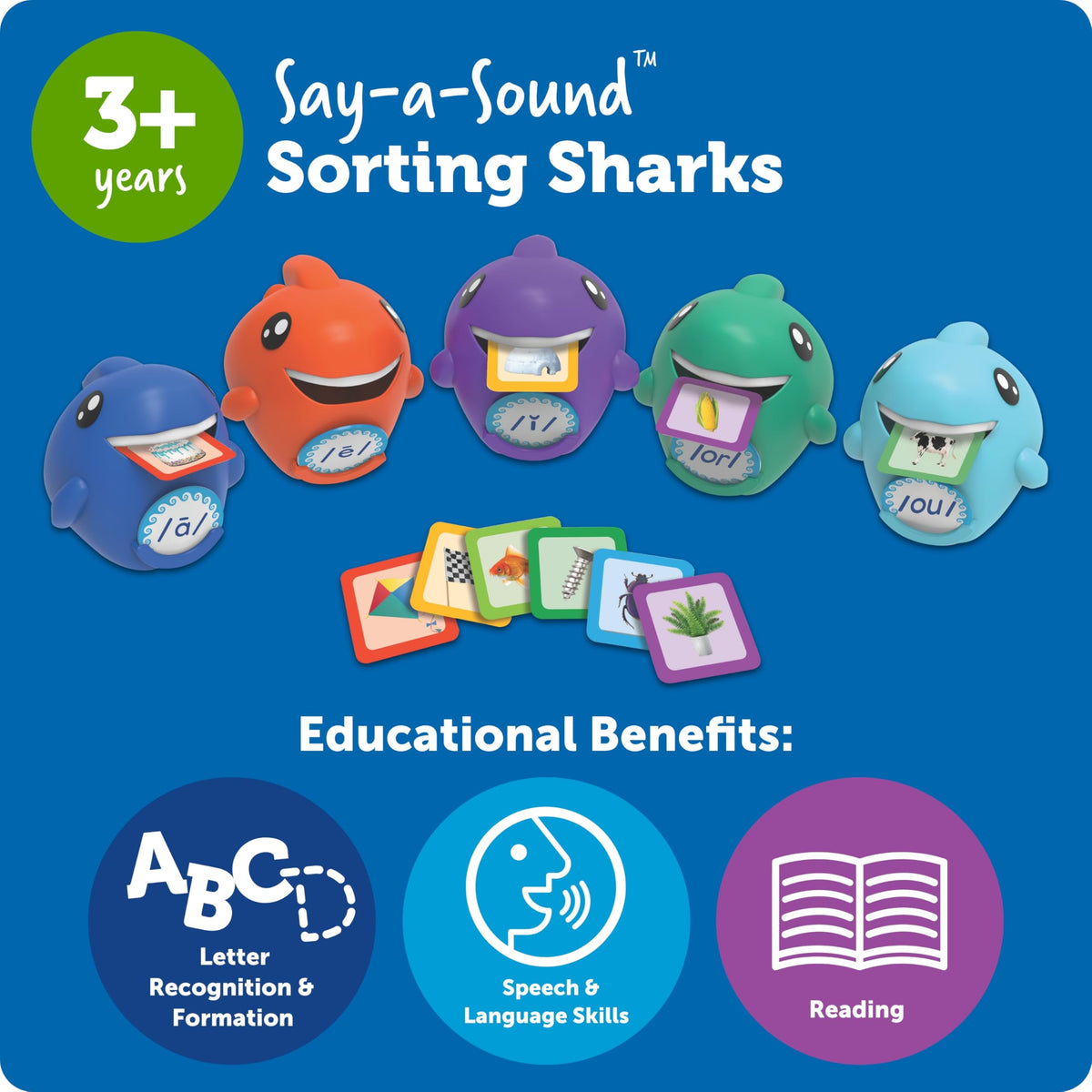Learning Resources Say-a-Sound activity guide provides structured lesson ideas.