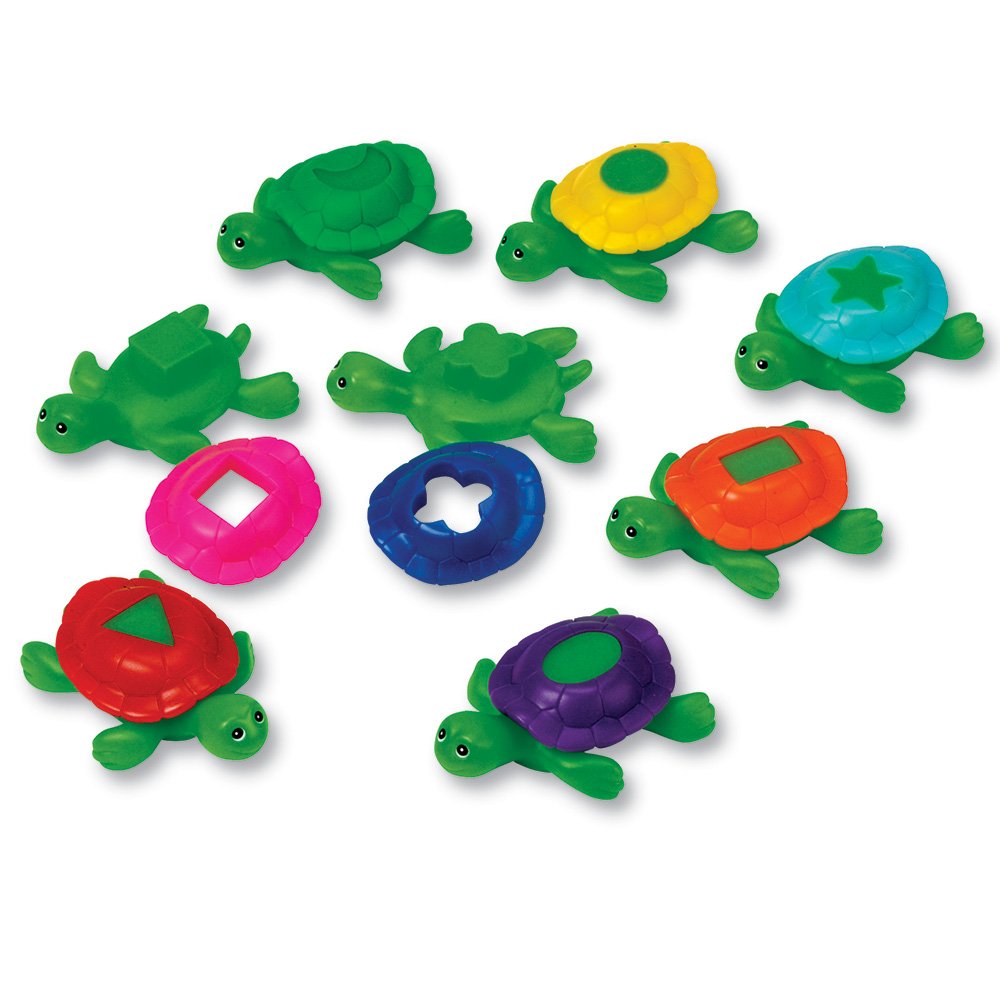 Learning Resources Shape Shell Turtle circle shell supports fine motor skills in bath time