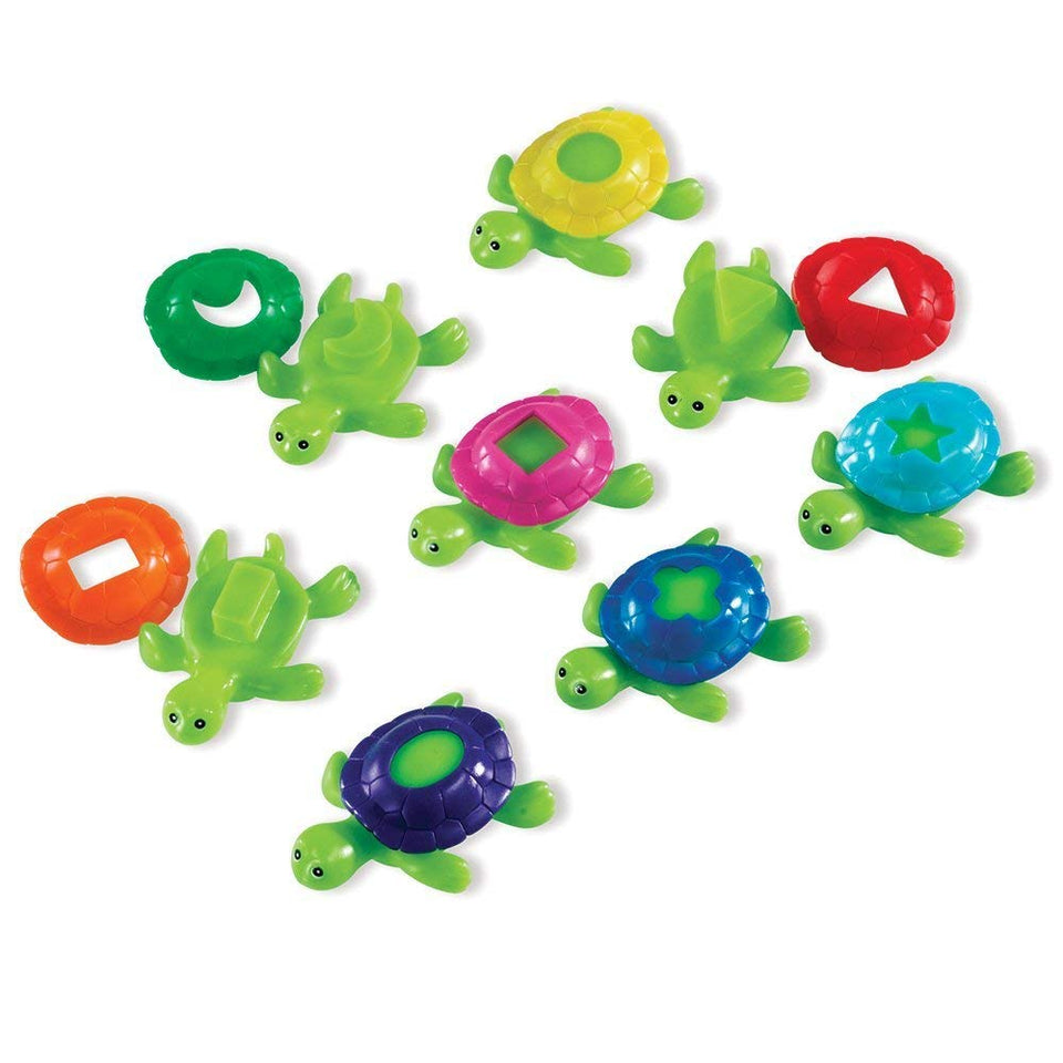 Learning Resources Shape Shell Turtle moon shape for bath time learning