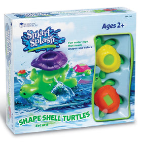 Learning Resources Shape Shell Turtle rectangle shell helps visual discrimination in bath time