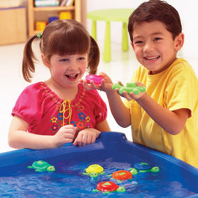 Learning Resources Shape Shell Turtle star shape promotes color and shape matching in water