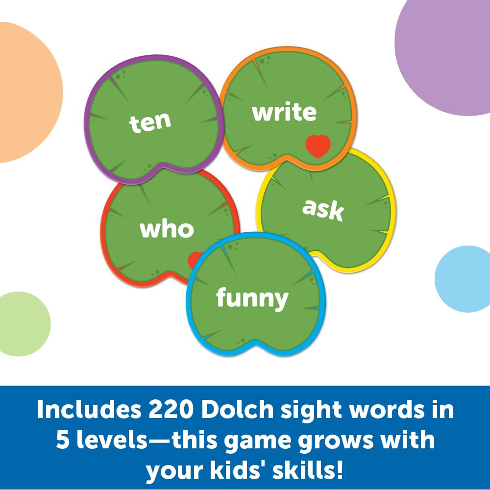 Learning Resources Sight Word Toss kids aiming to improve balance and motor skills
