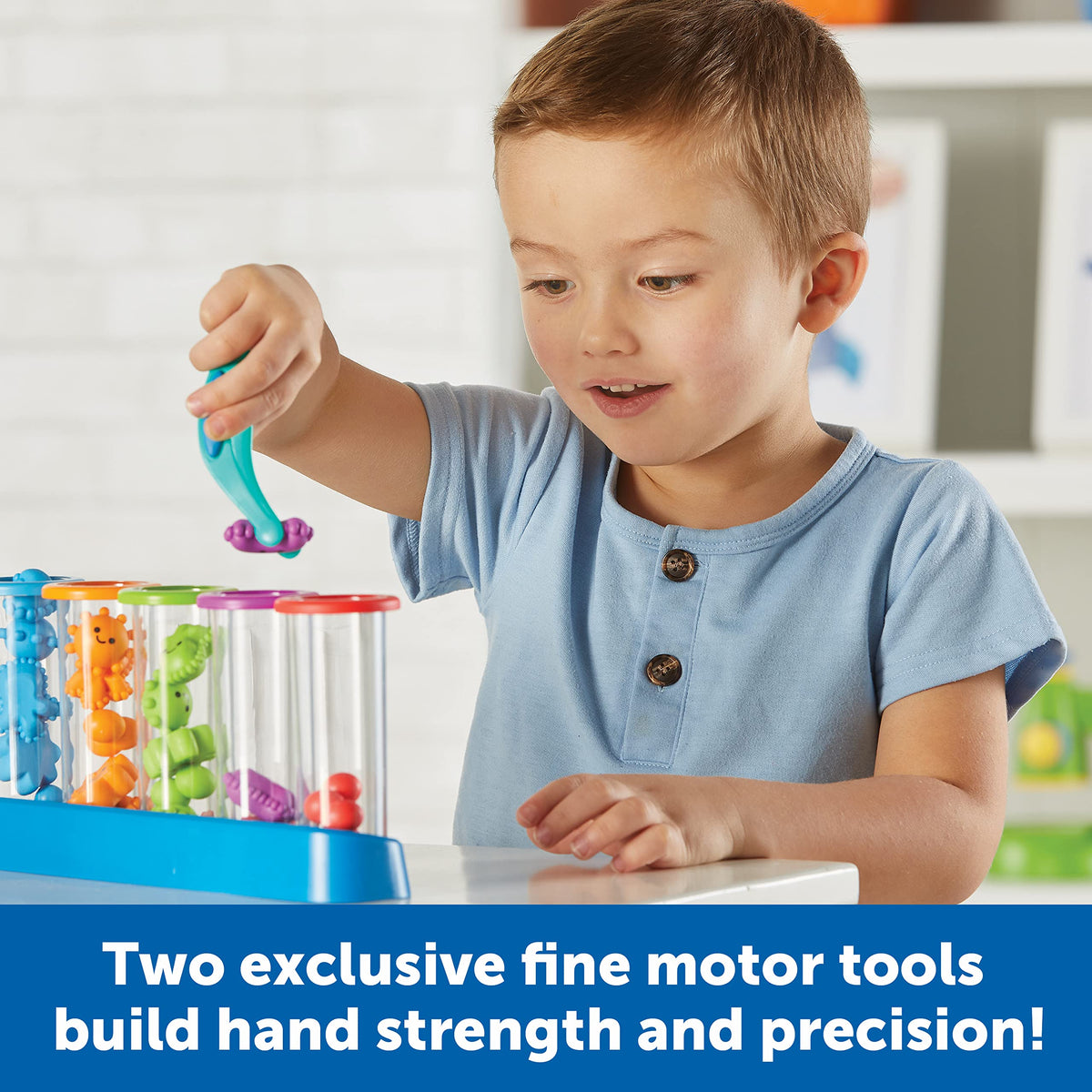 Learning Resources Silly Science test-tube tool image shows hand-strength practice