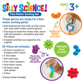 Learning Resources Silly Science wipe-clean plastics image for durability