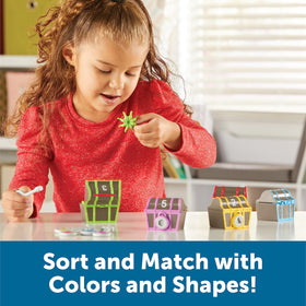 Learning Resources Sorting Surprise Pirate Treasure coins invite color sorting and counting fun for toddlers