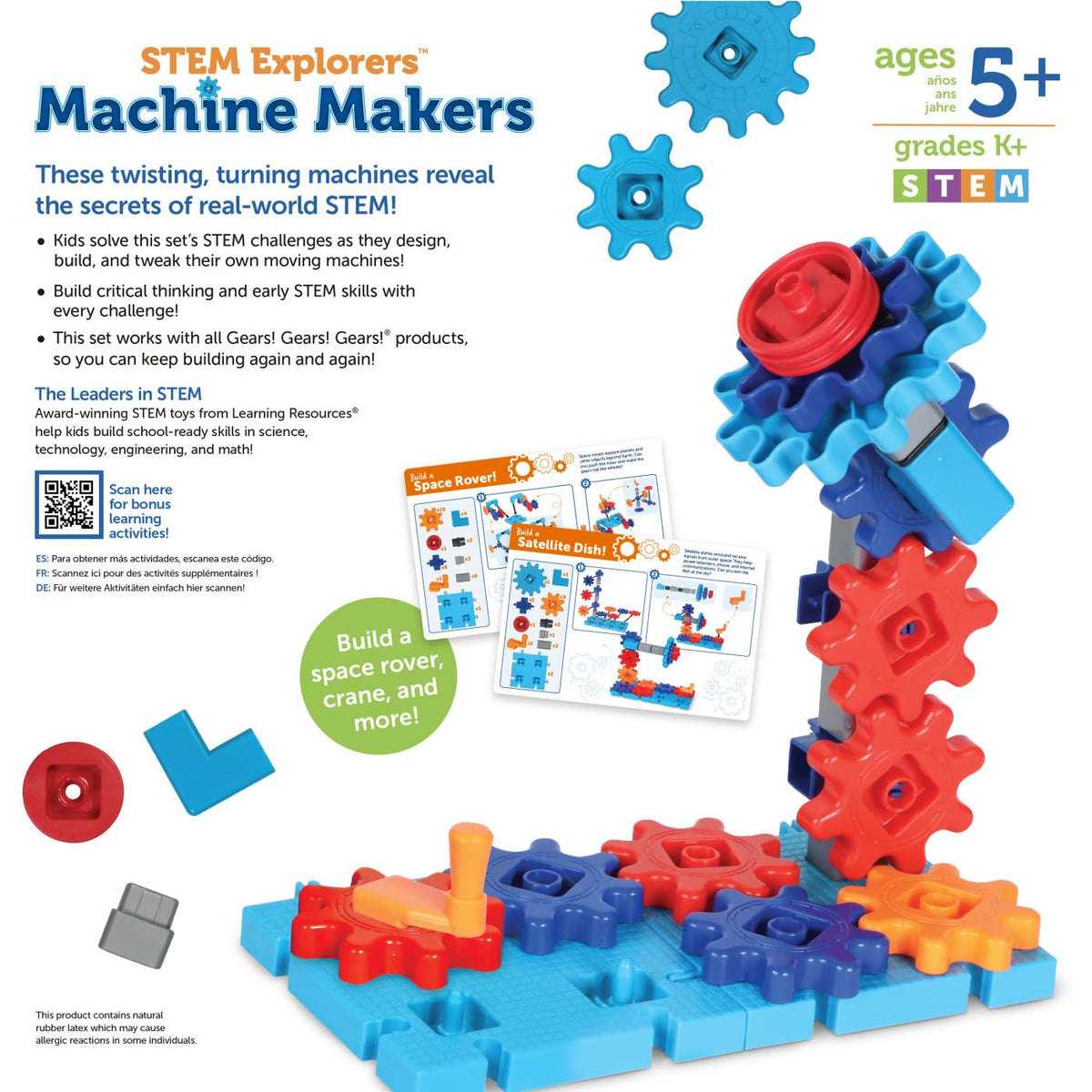 Learning Resources STEM Explorers Machine Makers crane model supports fine motor and spatial thinking
