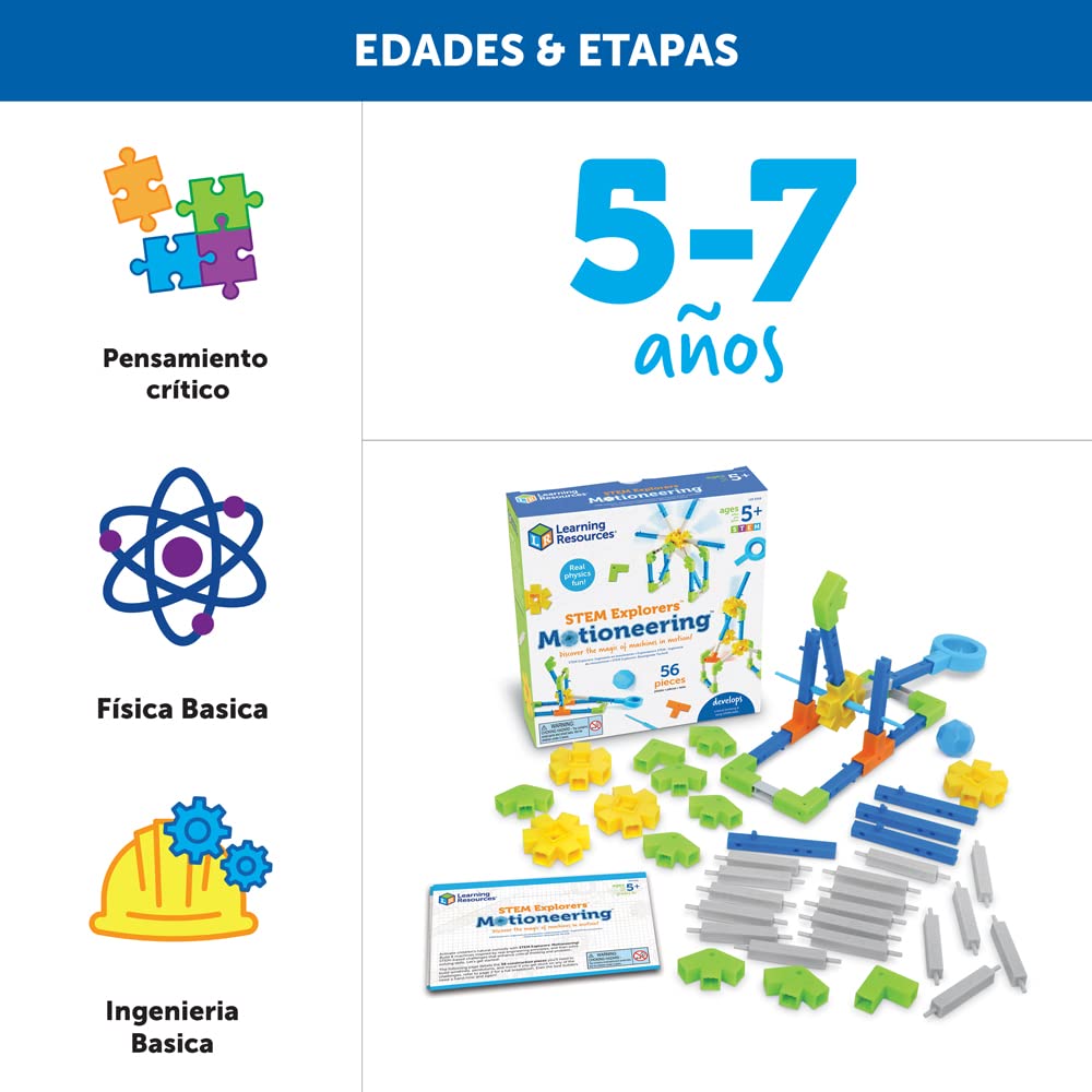 Learning Resources Motioneering eight STEM challenges spark critical thinking and tinkering