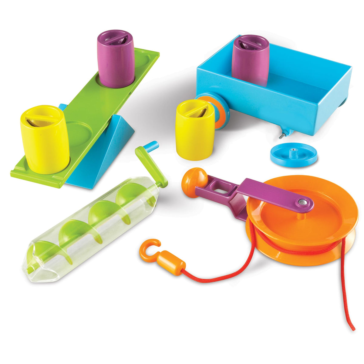 Learning Resources lever setup for hands-on force and motion exploration.