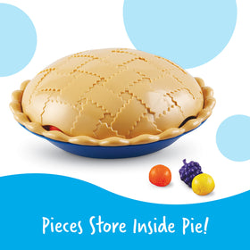 Learning Resources Super Sorting Pie all pieces stored inside the pie for easy cleanup.