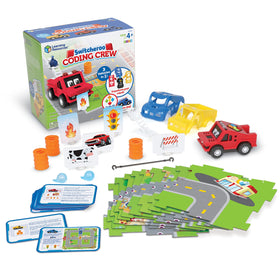 Learning Resources Switcheroo robot front view for hands-on coding practice