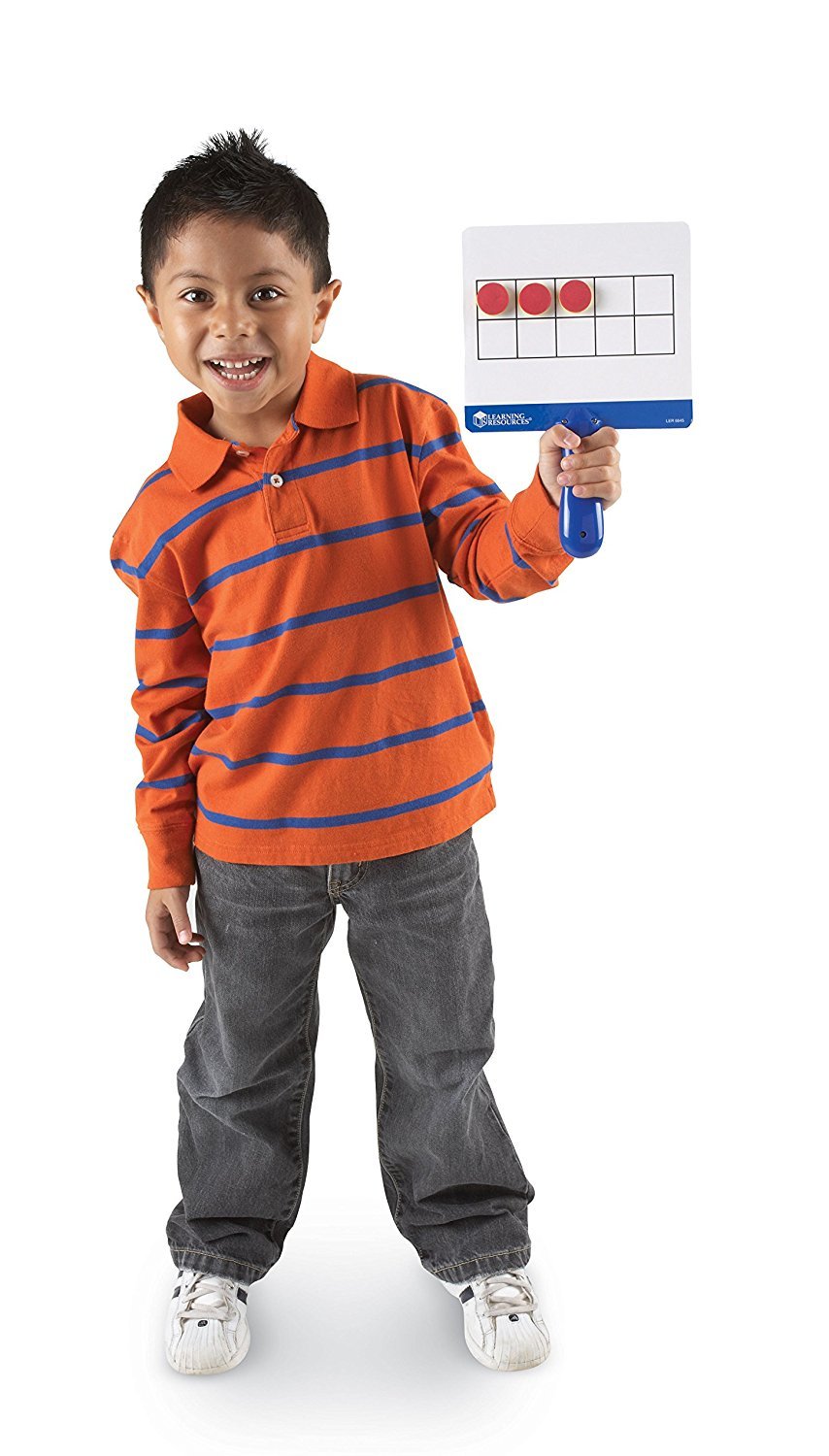 Learning Resources ten-frame activity guide supports guided math exploration.