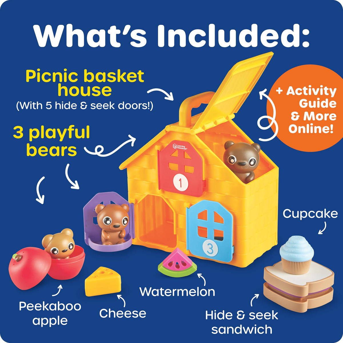 Learning Resources Three Bear Family Storytime Picnic Montessori-inspired activities for independent learning.