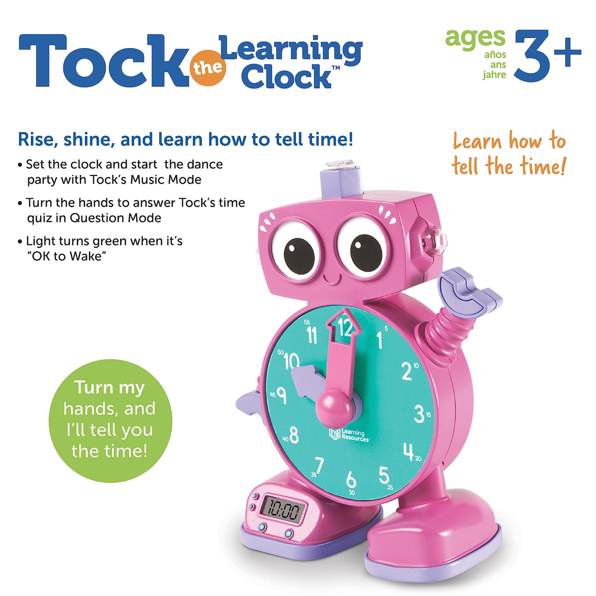 Classroom use of Learning Resources Tock clock in a Montessori-inspired space