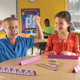 Learning Resources Tri-Facta facts up to 100 reinforce fluency.