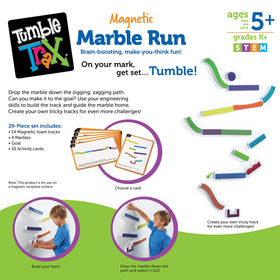 Learning Resources Tumble Trax used in classroom or home learning environments.