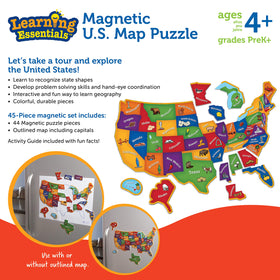 Learning Resources US map makes a thoughtful educational gift for curious kids