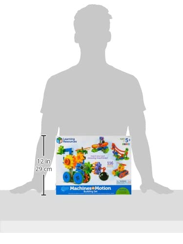 Learning Resources wheels and rods assemble into moving machines and models