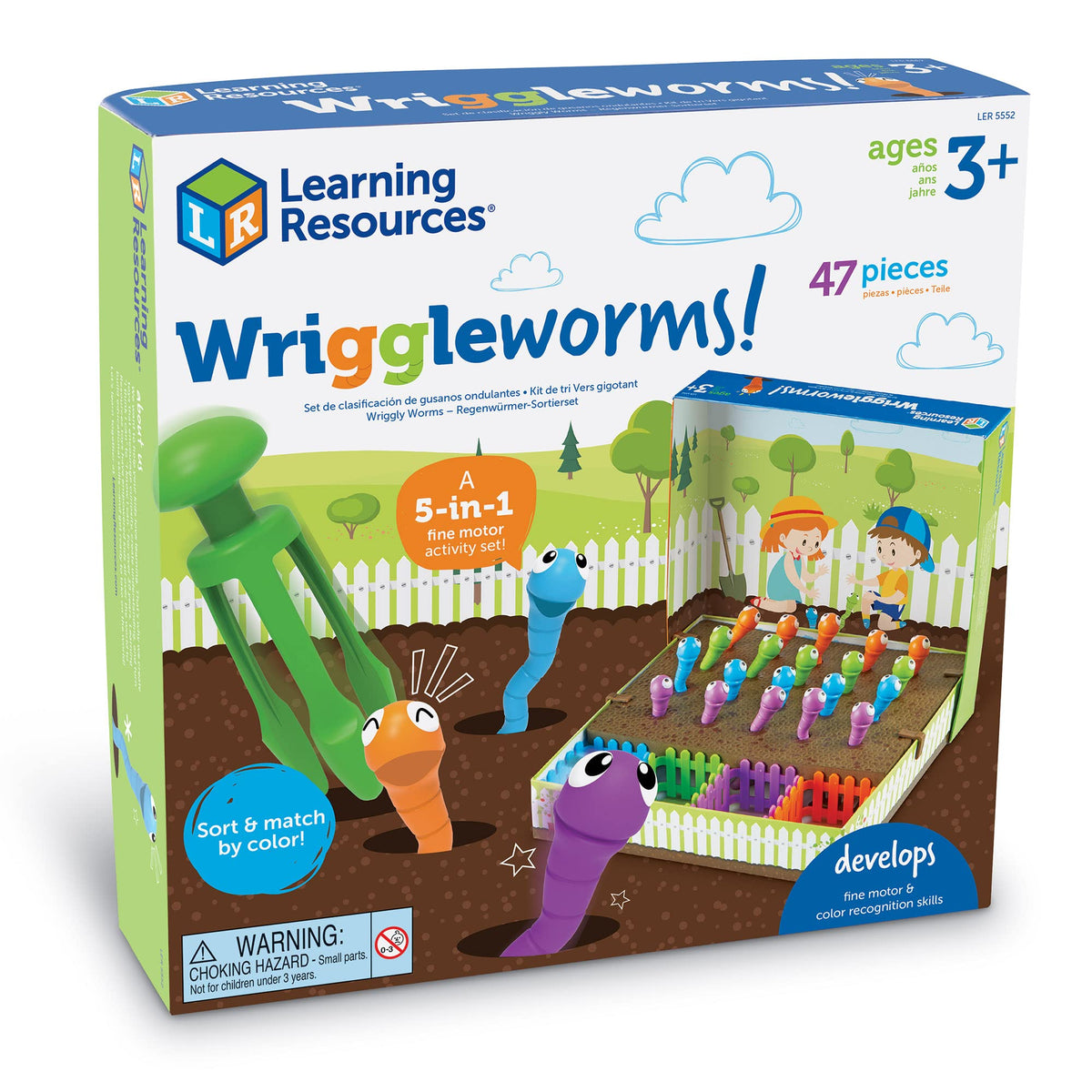 Learning Resources Wriggleworms activity cards guiding learning games