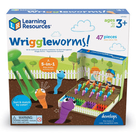 Learning Resources Wriggleworms sorting baskets supporting early math skills