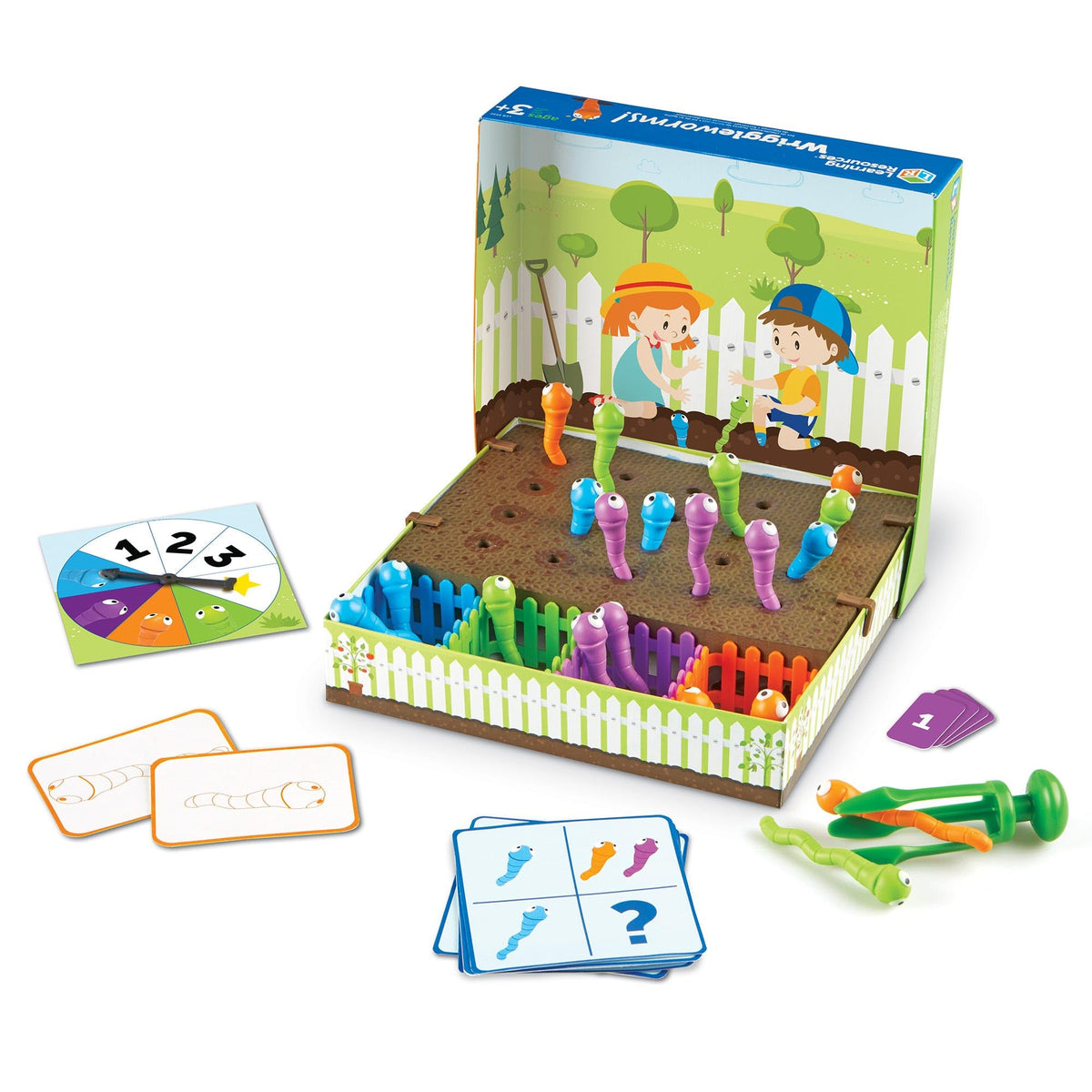 Learning Resources Wriggleworms set with tongs for fine motor development