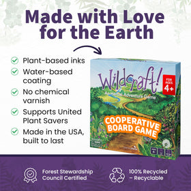 Wildcraft botanical coloring book adds creative learning.