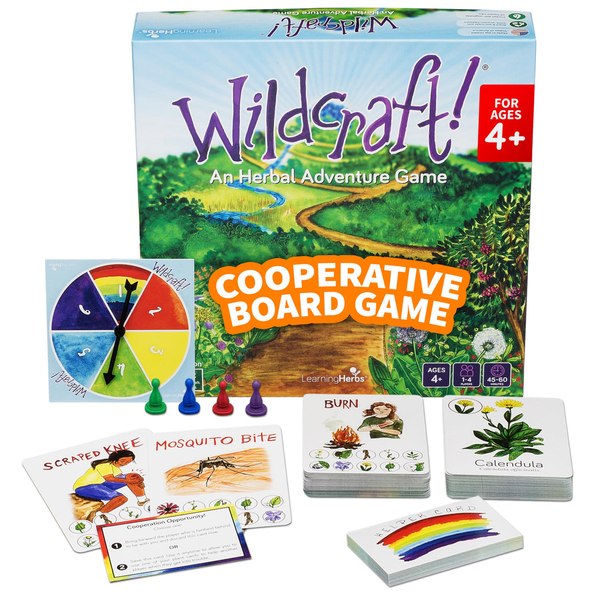LearningHerbs Wildcraft game cover inviting cooperative family learning.
