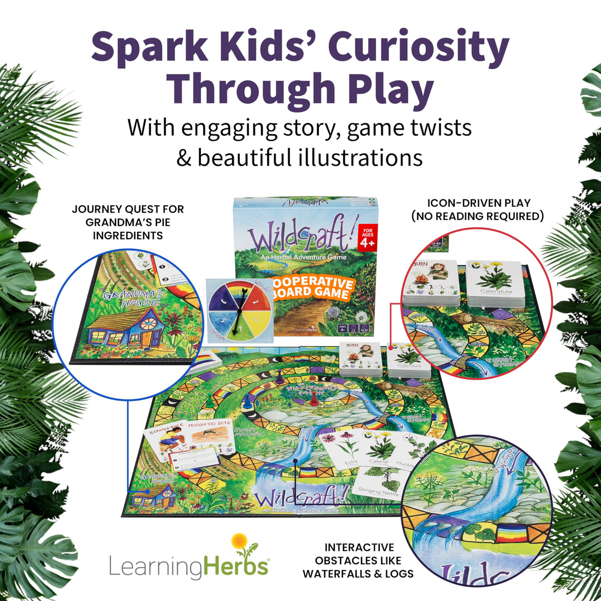 Kids playing together in a cooperative Wildcraft session.