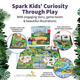 Kids playing together in a cooperative Wildcraft session.