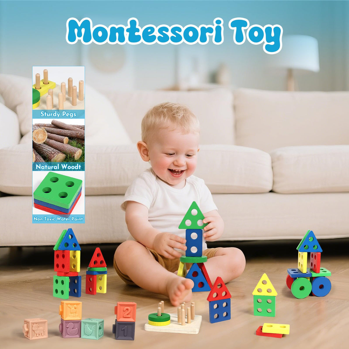 LearnToy suction spinner attached to high chair or bathtub for tummy time