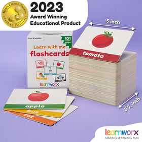 LearnWorx flash cards depicting household objects aid everyday conversations at home