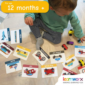 LearnWorx outdoor objects visuals encourage exploration and descriptive talk during play