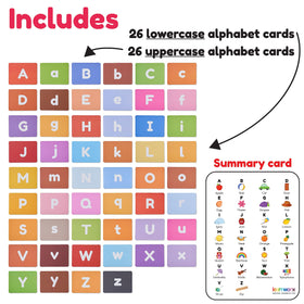 LearnWorx double-sided bright designs aid visual development during play