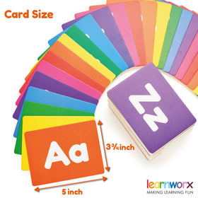 Learnworx Spanish flash cards counting practice on the reverse sides