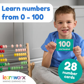 Learn Worx Toddler Flash Cards durable thick cards with soft corners for little hands