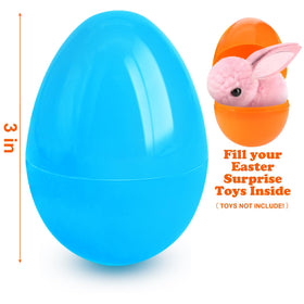 LEASEN 100-pack colorful Easter eggs for classroom decorations and prize-worthy games.