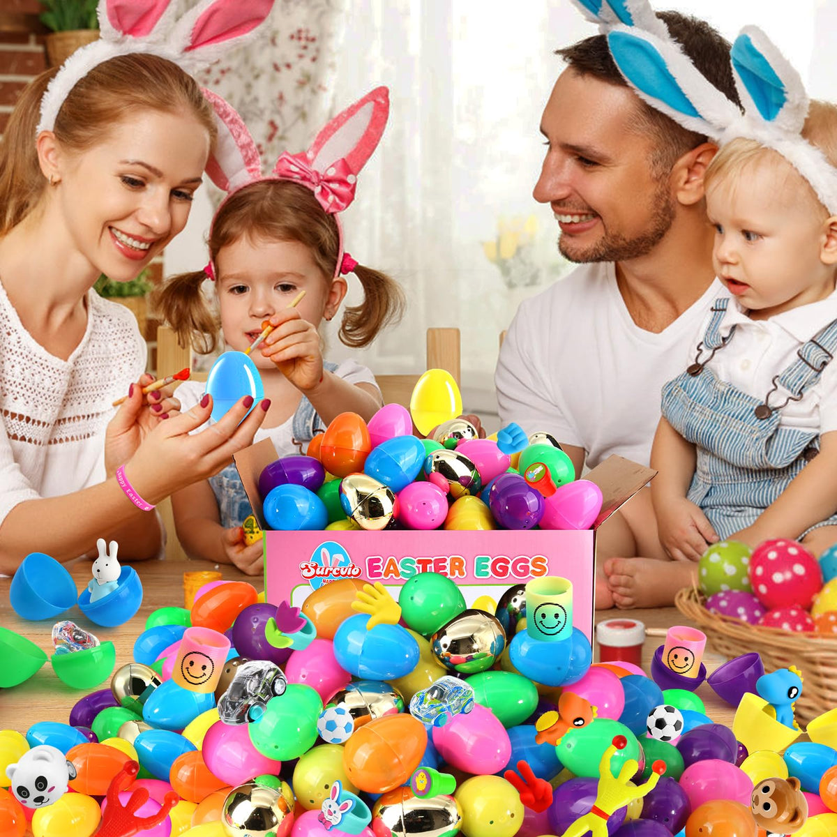 LEASEN Easter egg filler set ideal for celebrations and family fun