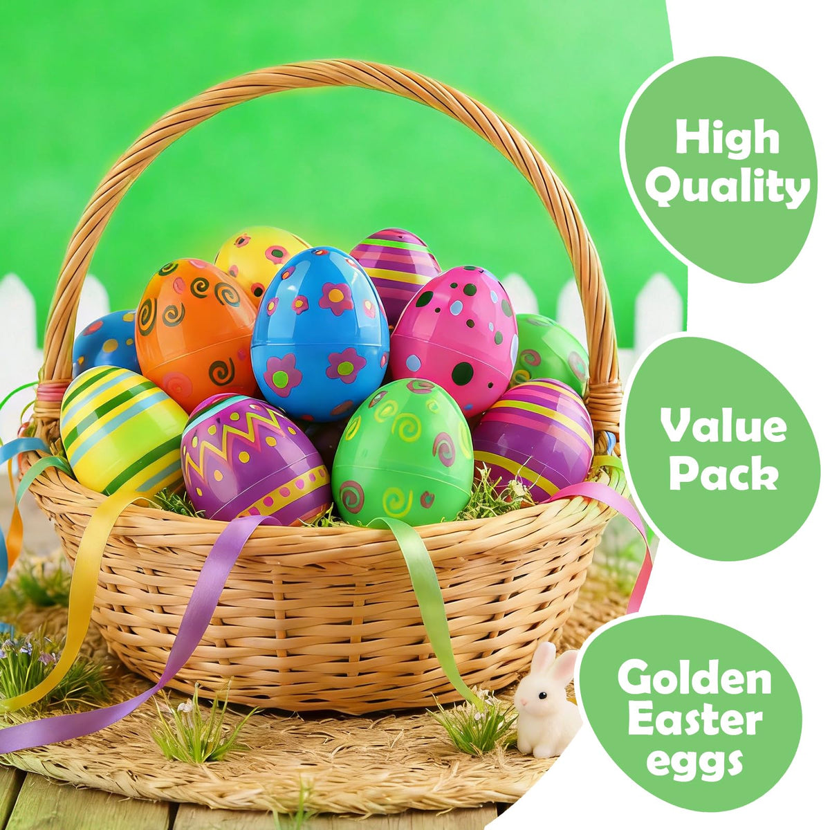 LEASEN Easter hunt display for classroom or home celebrations.