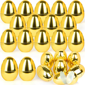 LEASEN gold Easter egg 2-3 inch ideal for filling with treats and toys