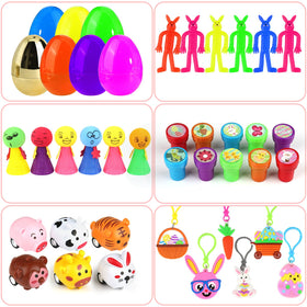LEASEN prefilled eggs conceal surprise toys for kids' celebrations