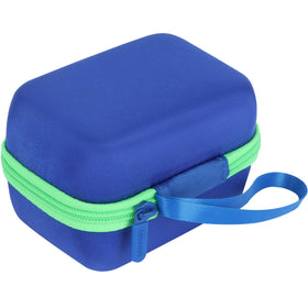 Lebakort hard case for Yoto Mini with hand strap for easy carry.