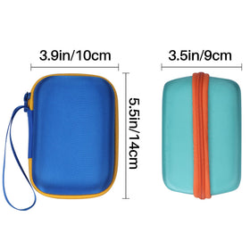 Lebakort hard case for Yoto Mini with durable zipper for easy access.