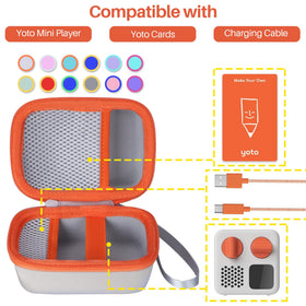 Lebakort Yoto Mini case with handle for easy carrying.