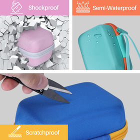Lebakort Yoto Mini case zipper close-up for secure closure