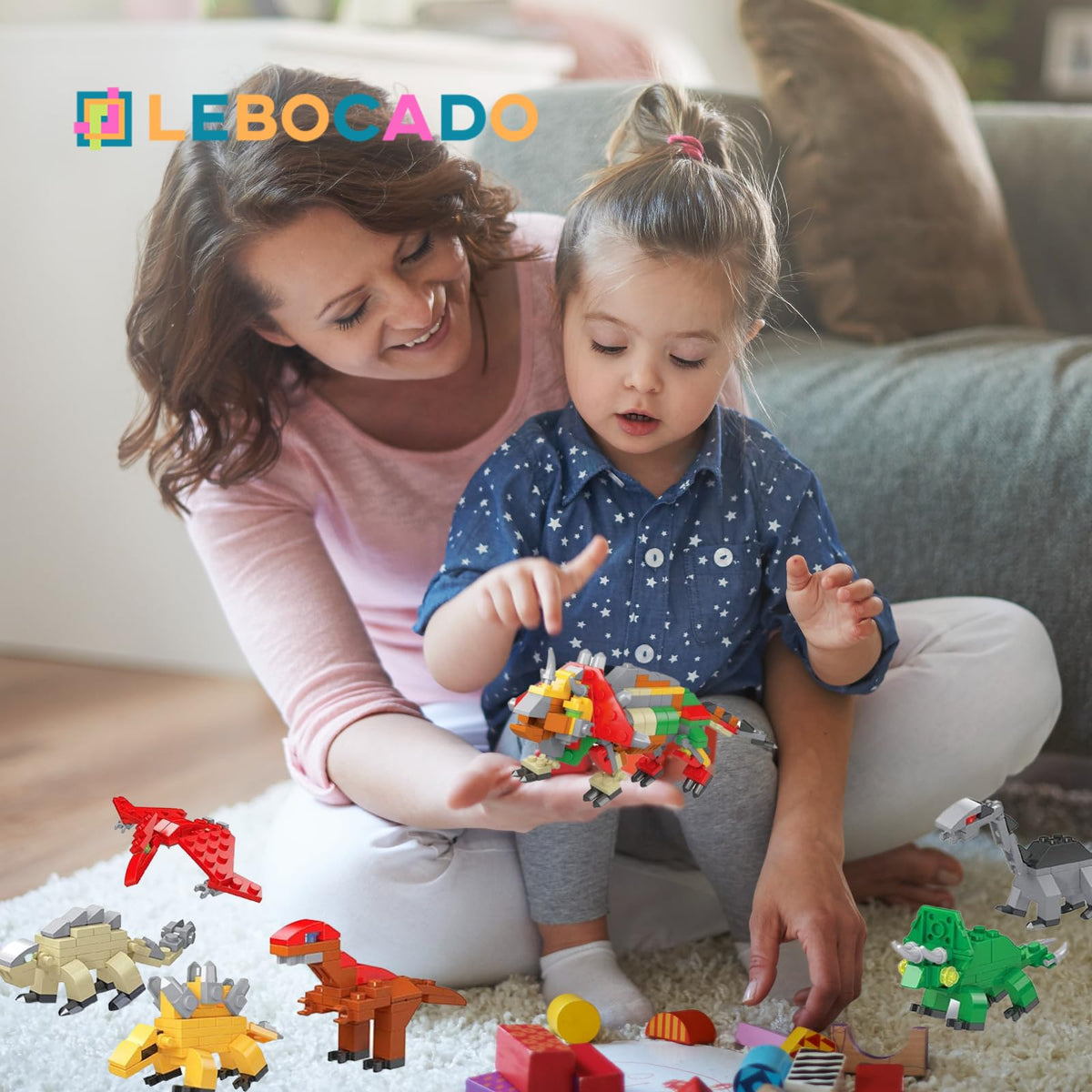 LEBOCADO dino display sculpture for room decoration and learning