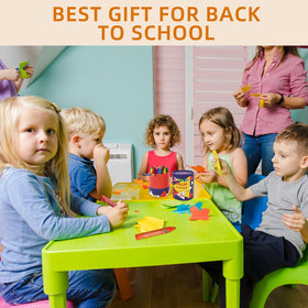 Lebze sturdy container – keeps crayons organized at home or on the go.