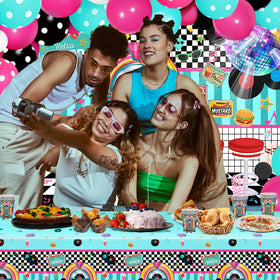 Lecheme 50s tablecloth delivers retro flair while protecting surfaces